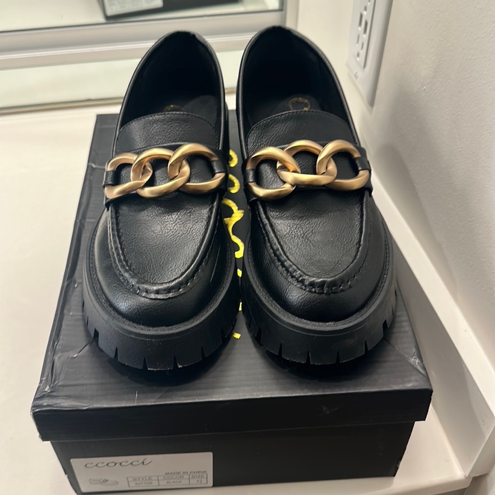 CCocci Brand new black loafers
